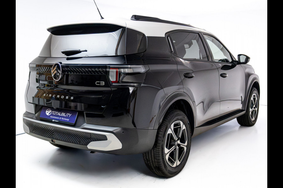 Citroën C3 Aircross 1.2 Hybrid 145pk Max | Camera | Led Vision | Climate-control | Navigatie | App-connect | Cruise | Privacy Glas, Side-assist, PDC V+A, Draadloze Tel.lader