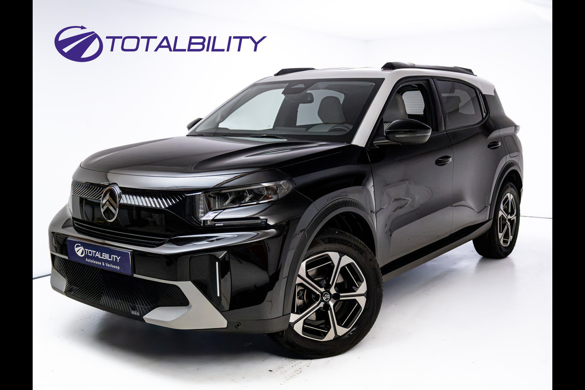 Citroën C3 Aircross 1.2 Hybrid 145pk Max | Camera | Led Vision | Climate-control | Navigatie | App-connect | Cruise | Privacy Glas, Side-assist, PDC V+A, Draadloze Tel.lader