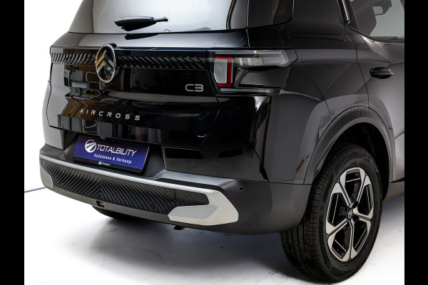 Citroën C3 Aircross 1.2 Hybrid 145pk Max | Camera | Led Vision | Climate-control | Navigatie | App-connect | Cruise | Privacy Glas, Side-assist, PDC V+A, Draadloze Tel.lader