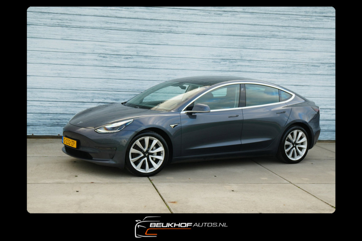 Tesla Model 3 Long Range AWD 75 kWh FSD Pano Leer Soh 90%