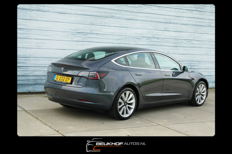 Tesla Model 3 Long Range AWD 75 kWh FSD Pano Leer Soh 90%