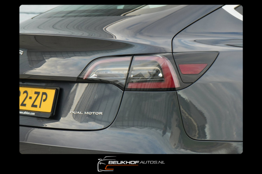 Tesla Model 3 Long Range AWD 75 kWh FSD Pano Leer Soh 90%