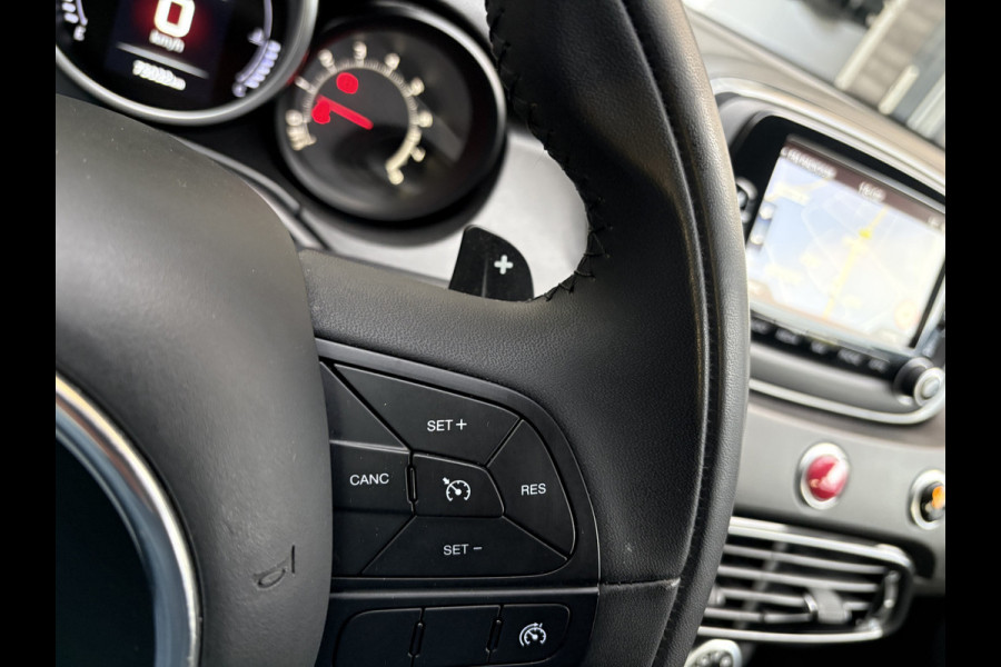 Fiat 500X Cross 1.4 Turbo MultiAir S-Design Cross Airco - Parkeersensor achter - Navigatie - Cruise control - Bluetooth - Dakrails - Radio - Licht metalen velgen 19 inch - Start/stop systeem - Lederen/stof bekleding - Elektrische ramen - Extra getint glas achter -  Keyless entry