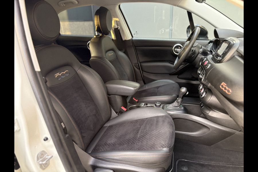 Fiat 500X Cross 1.4 Turbo MultiAir S-Design Cross Airco - Parkeersensor achter - Navigatie - Cruise control - Bluetooth - Dakrails - Radio - Licht metalen velgen 19 inch - Start/stop systeem - Lederen/stof bekleding - Elektrische ramen - Extra getint glas achter -  Keyless entry