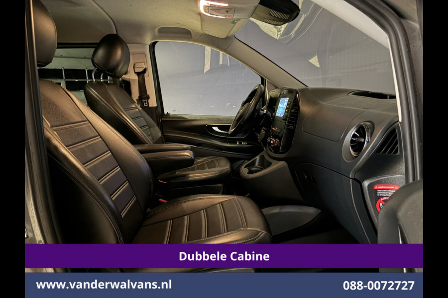 Mercedes-Benz Vito 116 CDI 164pk L2H1 Dubbele cabine Automaat Euro6 Airco | 5-Zits | Camera | 2x Zijdeur | LED | Apple Carplay 2500kg Trekhaak, Cruisecontrol, Android Auto, Lederen Bekleding, Parkeersensoren