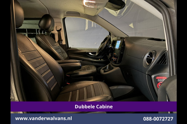 Mercedes-Benz Vito 116 CDI 164pk L2H1 Dubbele cabine Automaat Euro6 Airco | 5-Zits | Camera | 2x Zijdeur | LED | Apple Carplay 2500kg Trekhaak, Cruisecontrol, Android Auto, Lederen Bekleding, Parkeersensoren