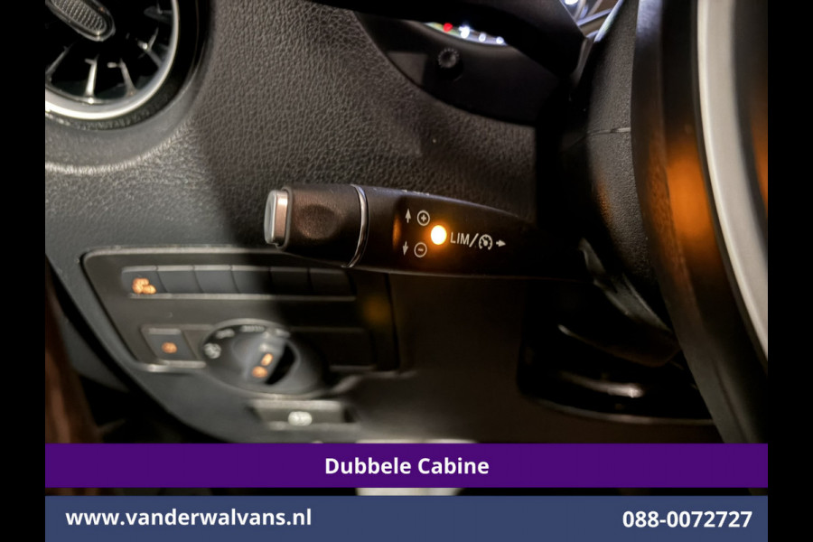 Mercedes-Benz Vito 116 CDI 164pk L2H1 Dubbele cabine Automaat Euro6 Airco | 5-Zits | Camera | 2x Zijdeur | LED | Apple Carplay 2500kg Trekhaak, Cruisecontrol, Android Auto, Lederen Bekleding, Parkeersensoren