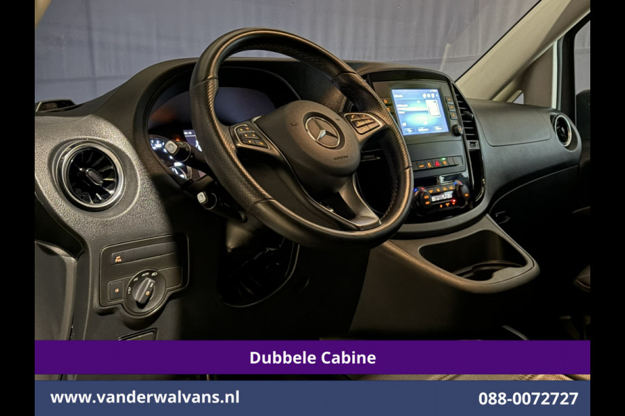 Mercedes-Benz Vito 116 CDI 164pk L2H1 Dubbele cabine Automaat Euro6 Airco | 5-Zits | Camera | 2x Zijdeur | LED | Apple Carplay 2500kg Trekhaak, Cruisecontrol, Android Auto, Lederen Bekleding, Parkeersensoren