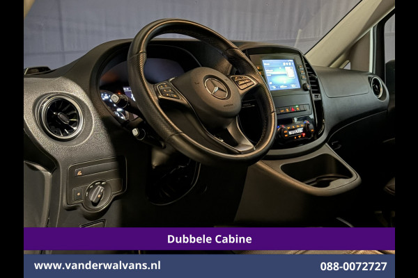 Mercedes-Benz Vito 116 CDI 164pk L2H1 Dubbele cabine Automaat Euro6 Airco | 5-Zits | Camera | 2x Zijdeur | LED | Apple Carplay 2500kg Trekhaak, Cruisecontrol, Android Auto, Lederen Bekleding, Parkeersensoren