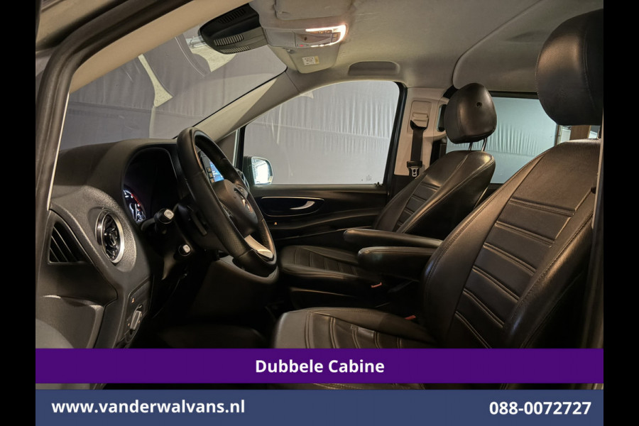 Mercedes-Benz Vito 116 CDI 164pk L2H1 Dubbele cabine Automaat Euro6 Airco | 5-Zits | Camera | 2x Zijdeur | LED | Apple Carplay 2500kg Trekhaak, Cruisecontrol, Android Auto, Lederen Bekleding, Parkeersensoren