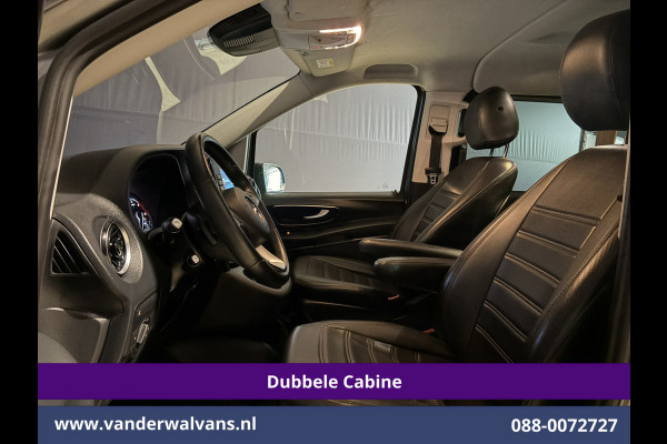 Mercedes-Benz Vito 116 CDI 164pk L2H1 Dubbele cabine Automaat Euro6 Airco | 5-Zits | Camera | 2x Zijdeur | LED | Apple Carplay 2500kg Trekhaak, Cruisecontrol, Android Auto, Lederen Bekleding, Parkeersensoren