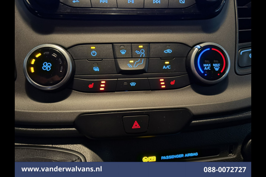 Ford Transit Custom 2.0 TDCI L2H1 Euro6 Airco | Camera | Navigatie | LED | Apple Carplay | Bijrijdersbank Cruisecontrol, Stoelverwarming, Verwarmde Voorruit, Parkeersensoren, 2670kg laadvermogen