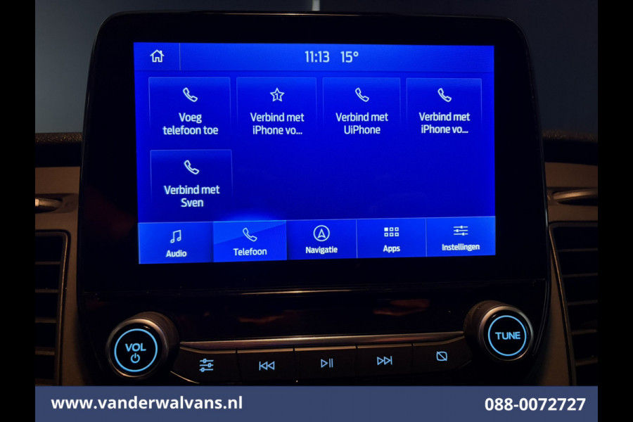 Ford Transit Custom 2.0 TDCI L2H1 Euro6 Airco | Camera | Navigatie | LED | Apple Carplay | Bijrijdersbank Cruisecontrol, Stoelverwarming, Verwarmde Voorruit, Parkeersensoren, 2670kg laadvermogen