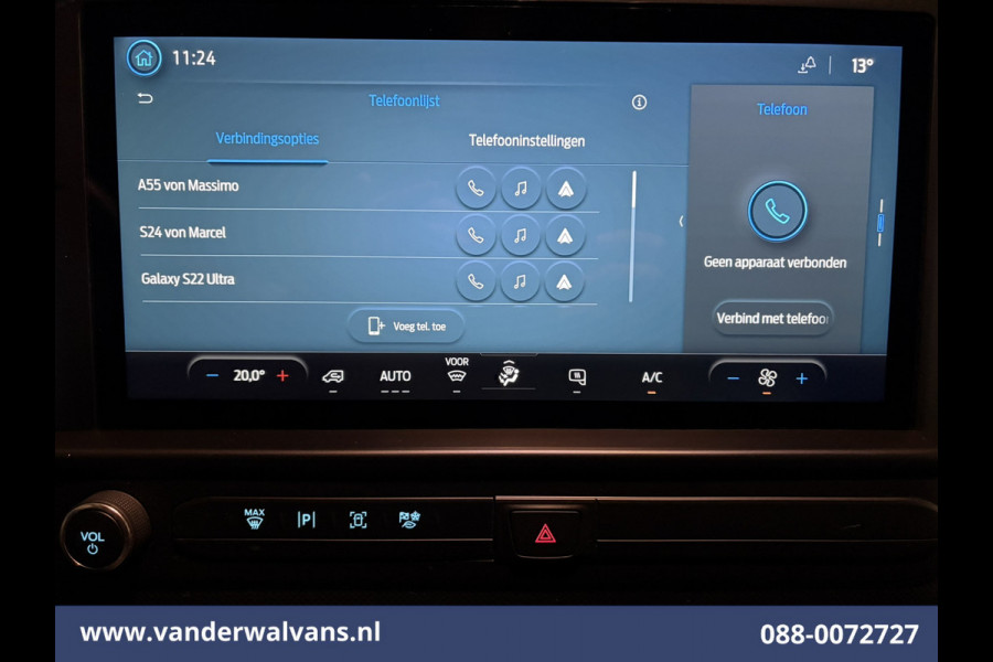 Ford Transit Custom 2.0 TDCI 136pk L2H1 Euro6 Airco | Camera | LED | Apple Carplay, Android Auto Cruisecontrol, Verwarmde Voorruit, Parkeersensoren, Bijrijdersbank, 2740kg laadvermogen