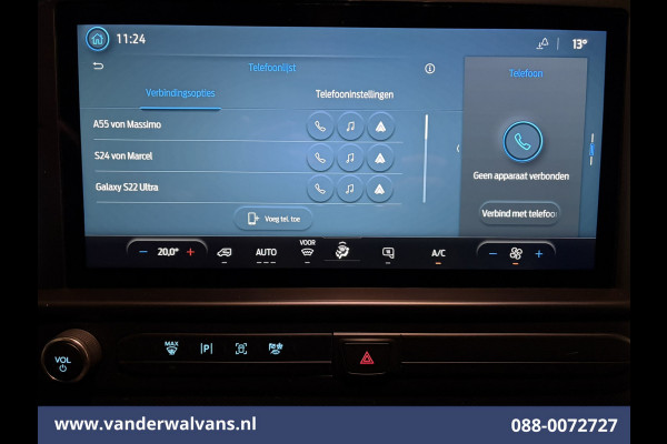 Ford Transit Custom 2.0 TDCI 136pk L2H1 Euro6 Airco | Camera | LED | Apple Carplay, Android Auto Cruisecontrol, Verwarmde Voorruit, Parkeersensoren, Bijrijdersbank, 2740kg laadvermogen