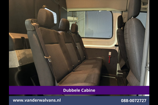Ford Transit 2.0 TDCI 131pk L3H2 Dubbele Cabine Euro6 Airco | Xenon | 5-Zits | Navigatie | LED | Apple Carplay Cruisecontrol, Android Auto, Parkeersensoren, LM Velgen