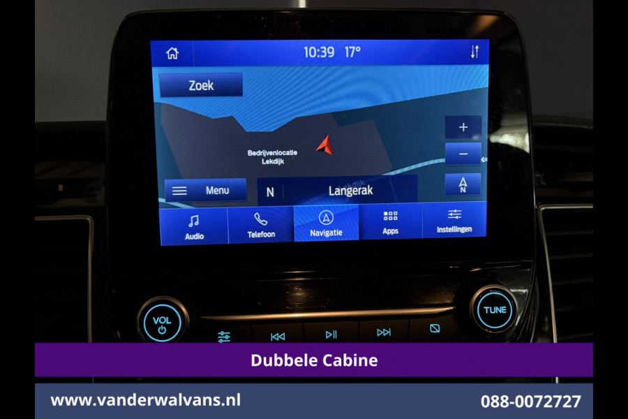 Ford Transit 2.0 TDCI 131pk L3H2 Dubbele Cabine Euro6 Airco | Xenon | 5-Zits | Navigatie | LED | Apple Carplay Cruisecontrol, Android Auto, Parkeersensoren, LM Velgen