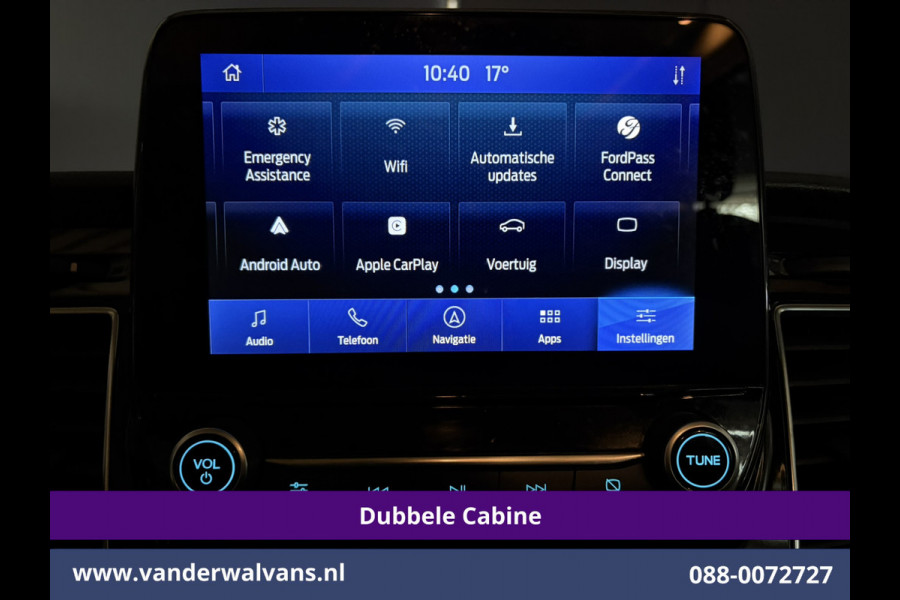 Ford Transit 2.0 TDCI 131pk L3H2 Dubbele Cabine Euro6 Airco | Xenon | 5-Zits | Navigatie | LED | Apple Carplay Cruisecontrol, Android Auto, Parkeersensoren, LM Velgen
