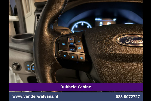 Ford Transit 2.0 TDCI 131pk L3H2 Dubbele Cabine Euro6 Airco | Xenon | 5-Zits | Navigatie | LED | Apple Carplay Cruisecontrol, Android Auto, Parkeersensoren, LM Velgen