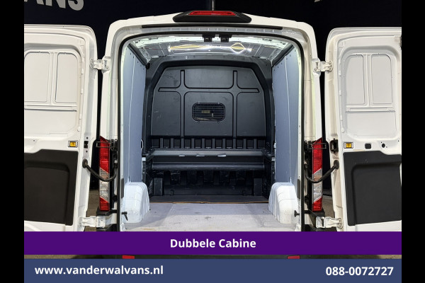 Ford Transit 2.0 TDCI 131pk L3H2 Dubbele Cabine Euro6 Airco | Xenon | 5-Zits | Navigatie | LED | Apple Carplay Cruisecontrol, Android Auto, Parkeersensoren, LM Velgen