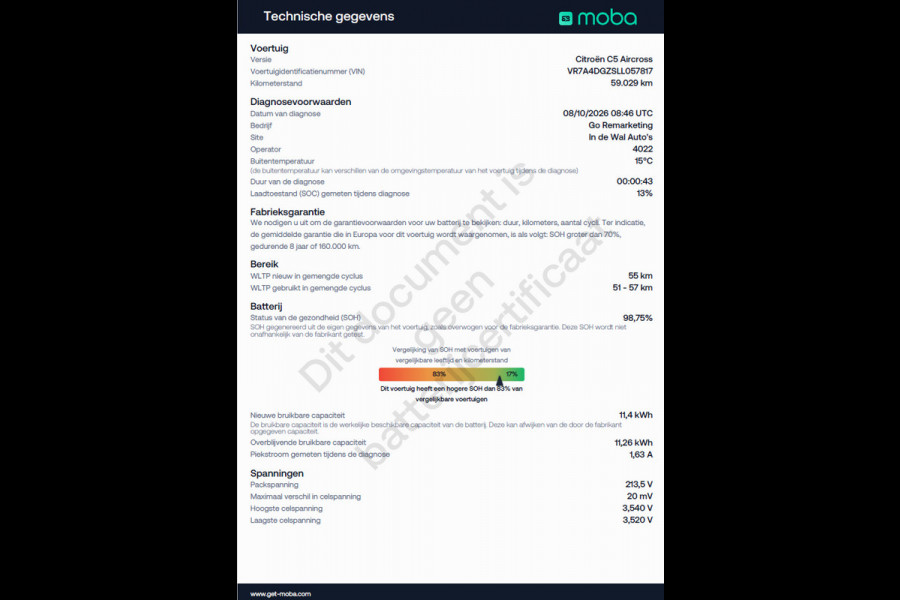 Citroën C5 Aircross 1.6 Plug-in Hybrid 225 Feel | 99% SOH | Trekhaak | Leder | Camera | Stoelverwarming |