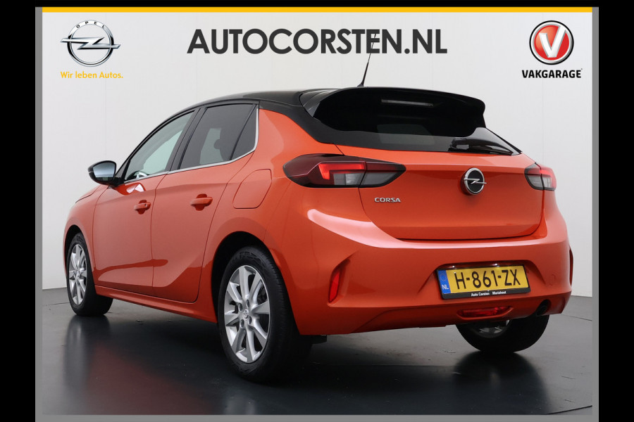 Opel Corsa 100PK 5Drs Automaat Elegance Two-tone Navi Ecc Apple Carplay Android Auto Bluetooth Cruise Control Keyless Lmv Led Privacy Glas Isofix Lane Assist Regen-Lichtsensor 1e Eigenaar Dealeronderhouden Origineel Nederlandse Auto