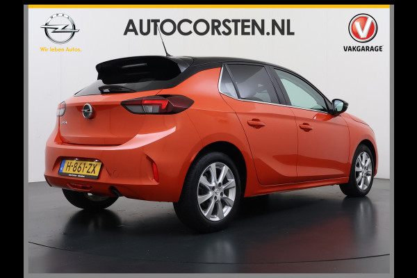 Opel Corsa 100PK 5Drs Automaat Elegance Two-tone Navi Ecc Apple Carplay Android Auto Bluetooth Cruise Control Keyless Lmv Led Privacy Glas Isofix Lane Assist Regen-Lichtsensor 1e Eigenaar Dealeronderhouden Origineel Nederlandse Auto