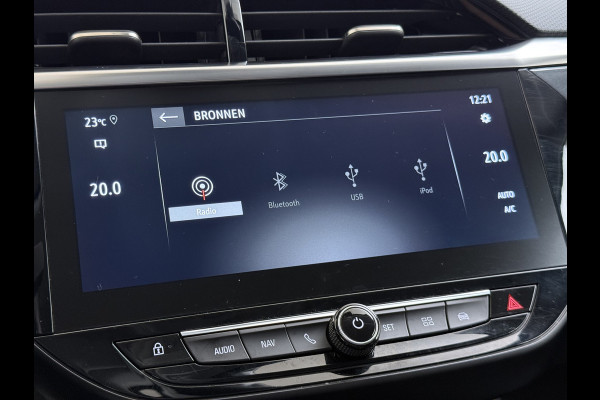 Opel Corsa 100PK 5Drs Automaat Elegance Two-tone Navi Ecc Apple Carplay Android Auto Bluetooth Cruise Control Keyless Lmv Led Privacy Glas Isofix Lane Assist Regen-Lichtsensor 1e Eigenaar Dealeronderhouden Origineel Nederlandse Auto