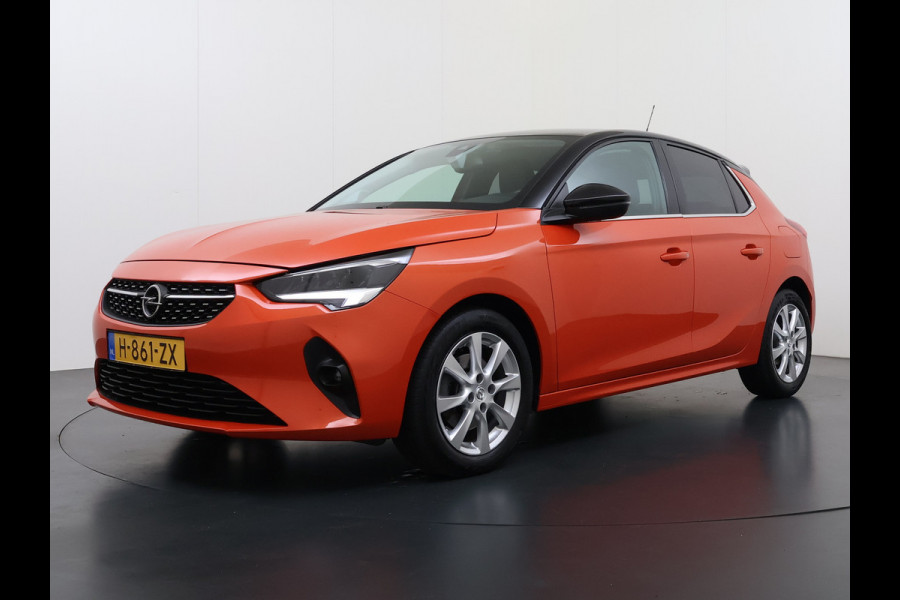 Opel Corsa 100PK 5Drs Automaat Elegance Two-tone Navi Ecc Apple Carplay Android Auto Bluetooth Cruise Control Keyless Lmv Led Privacy Glas Isofix Lane Assist Regen-Lichtsensor 1e Eigenaar Dealeronderhouden Origineel Nederlandse Auto
