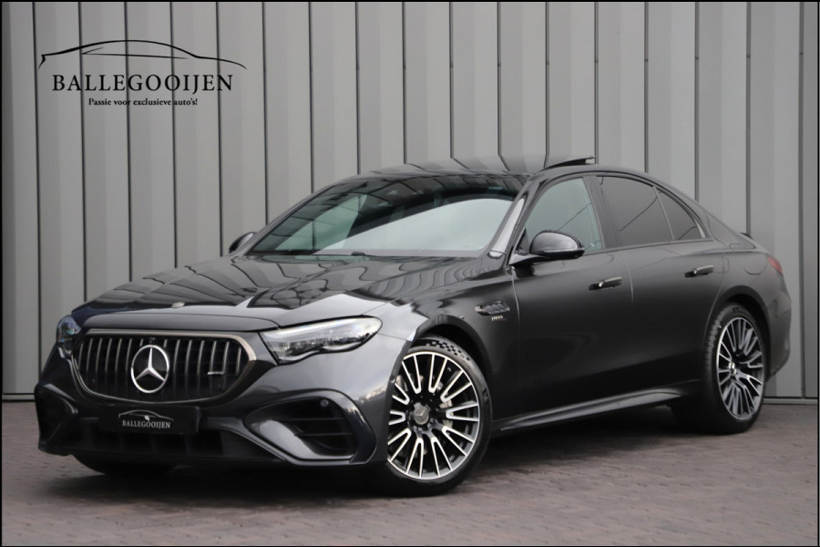 Mercedes-Benz E-Klasse AMG 53 4MATIC+ | 585PK | Massage | Hyperscreen | Achterasbesturing | Head-up | Burmster 4D | Stoelkoeling | Soft-close | Keyless