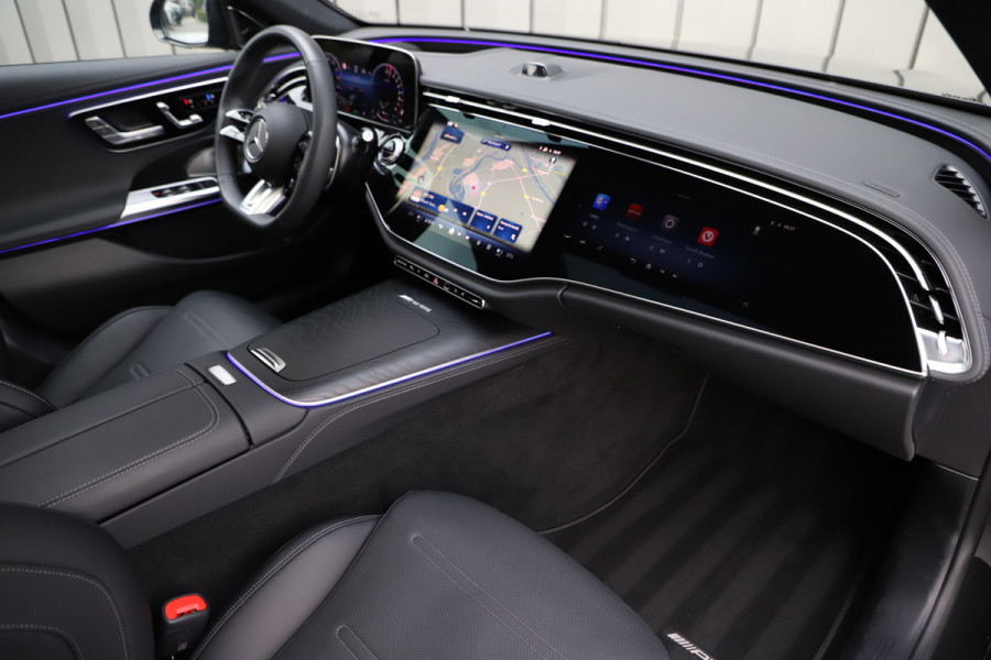 Mercedes-Benz E-Klasse AMG 53 4MATIC+ | 585PK | Massage | Hyperscreen | Achterasbesturing | Head-up | Burmster 4D | Stoelkoeling | Soft-close | Keyless