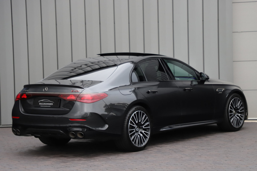 Mercedes-Benz E-Klasse AMG 53 4MATIC+ | 585PK | Massage | Hyperscreen | Achterasbesturing | Head-up | Burmster 4D | Stoelkoeling | Soft-close | Keyless