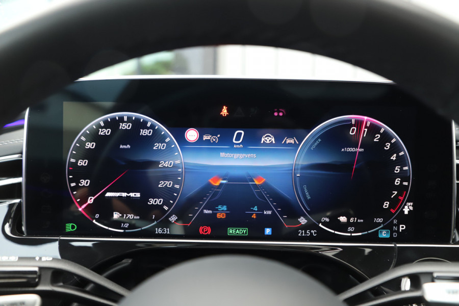 Mercedes-Benz E-Klasse AMG 53 4MATIC+ | 585PK | Massage | Hyperscreen | Achterasbesturing | Head-up | Burmster 4D | Stoelkoeling | Soft-close | Keyless
