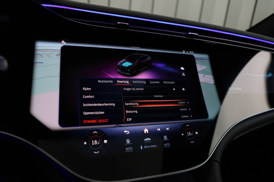 Mercedes-Benz EQE SUV 350+ AMG Line 96 kWh | Hyperscreen | Achterasbesturing | Head-up | Burmester | Keyless-go | Digital-light | Leder | Pano | 2024.