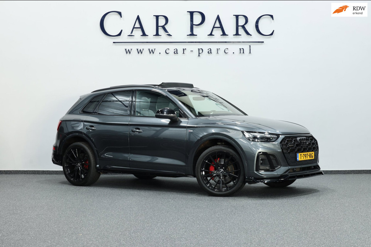 Audi Q5 50 TFSI e S edition Competition 3x S-line MAXTON/VIRTUAL/PANO/HALF LEDER+S.VERWARMING+MEMORY/21"/360/ACC/12 MND GARANTIE!