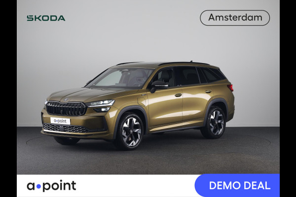 Škoda Kodiaq 1.5 TSI PHEV 204pk Sportline Business | Panoramadak | Trekhaak | Light & View | Adaptief onderstel | Canton Sound |