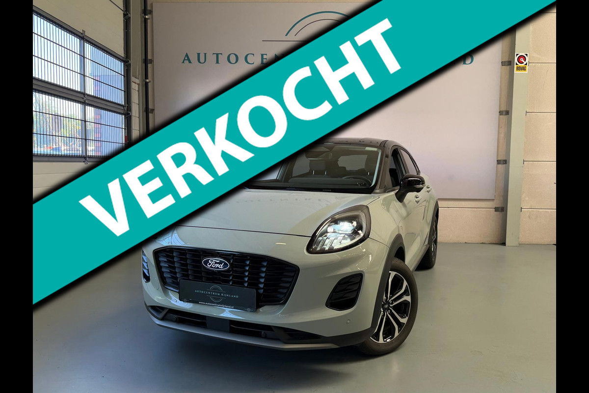 Ford Puma 1.0 EcoBoost Hybrid Titanium, Facelift Model, Automaat, 360 Camera, Stoel/Stuurverwarming, Carplay