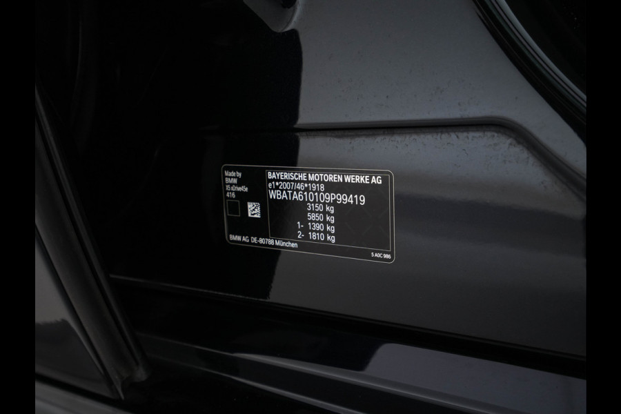 BMW X5 xDrive45e M-Sport-Styling High Executive (Plug-In) {SoH-91%} (INCL-BTW) *PANO | LEATHER | LASER-LED | HARMAN/KARDON | MEMORY-PACK | TOPVIEW | ADAPTIVE-CRUISE | BLINDSPOT | DIGI-COCKPIT | PRIVACY-GLASS | SHIFTPADDLES | HEAD-UP | TOWBAR | 22''A