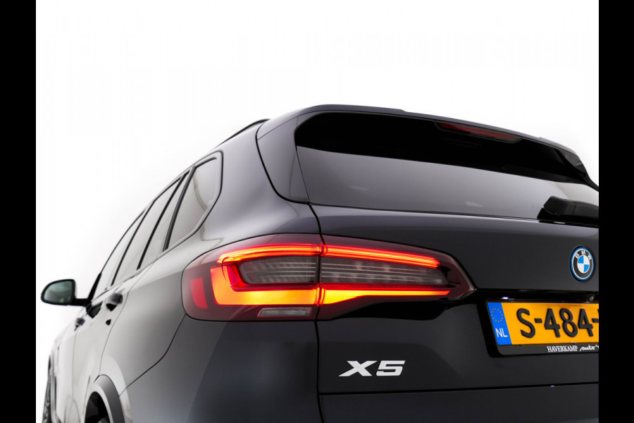BMW X5 xDrive45e M-Sport-Styling High Executive (Plug-In) {SoH-91%} (INCL-BTW) *PANO | LEATHER | LASER-LED | HARMAN/KARDON | MEMORY-PACK | TOPVIEW | ADAPTIVE-CRUISE | BLINDSPOT | DIGI-COCKPIT | PRIVACY-GLASS | SHIFTPADDLES | HEAD-UP | TOWBAR | 22''A