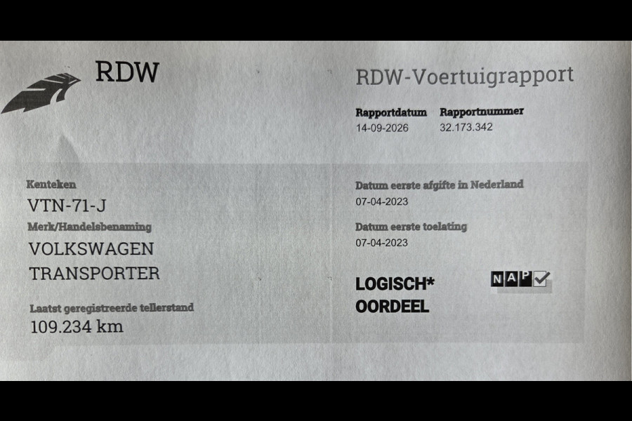 Volkswagen Transporter Automaat 2.0 TDI L2 Highline Navi Airco Achteruitrijcamera