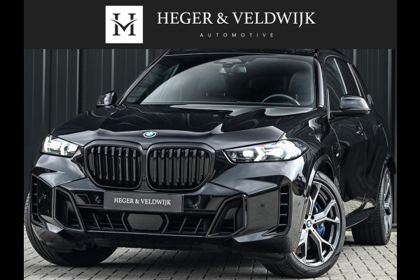 BMW X5 xDrive50e | M-Sport Pro | Alcantara Hemelbekleding | 360 Camera | HUD | Harman/Kardon | Active Steering | Luchtvering | Memory Seat | Stoelverwarming + Ventilatie | Trekhaak | Comfort access | Iconic glow | Ambiance Interieur |