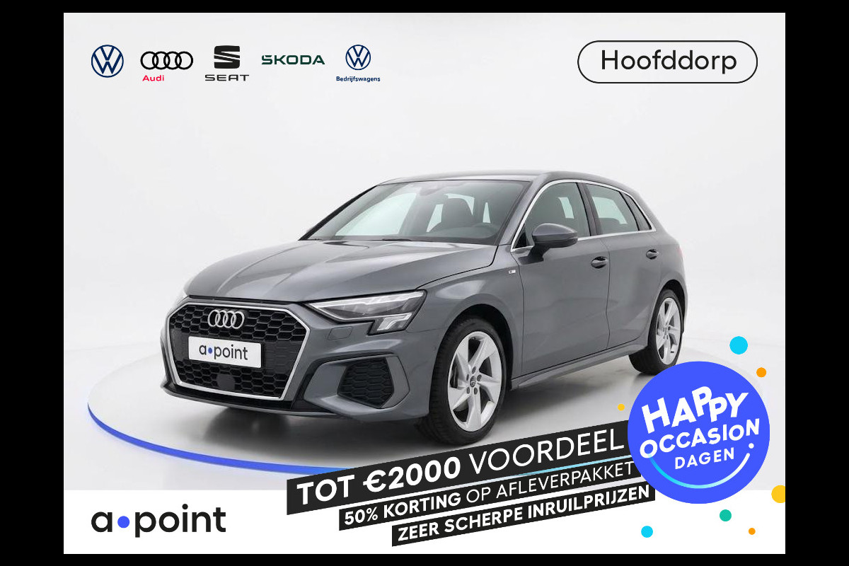 Audi A3 Sportback 30 TFSI S edition 110 pk | Navigatie | Parkeersensoren achter | Autom. airco | LED koplampen | Apple Carplay/Android Auto |