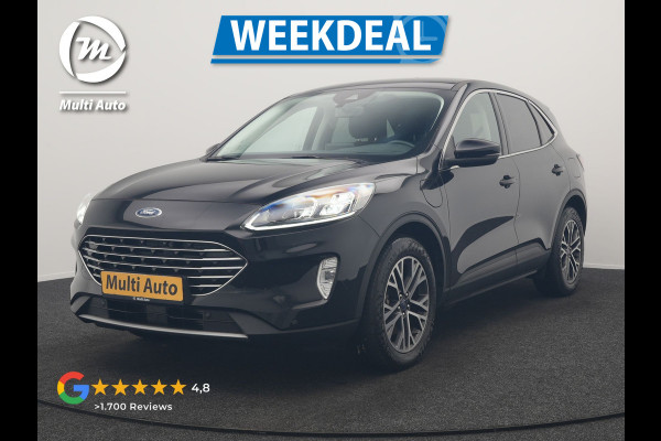 Ford Kuga 2.5 Titanium X PHEV 225pk Dealer O.H. | Bang & Olufsen | Voorstoelen Verwarmd | Apple Carplay | Keyless | LED Koplampen | Navigatie | DAB | Cruise Control | 18"L.M | Plug In Hybrid |