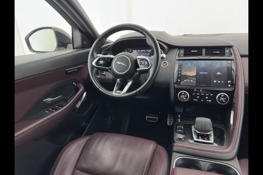 Jaguar E-Pace 1.5 P300e AWD R-Dynamic HSE (Plug-in) {SoH-99%} (INCL.BTW) *LEATHER | FULL-LED | MEMORY-PACK | MERIDIAN-SOUND | BLIND-SPOT | CAMERA | NAVI-FULLMAP | HEATED-SPORTSEATS | DAB+ | KEYLESS | ECC | PDC | CRUISE | 20''ALU*