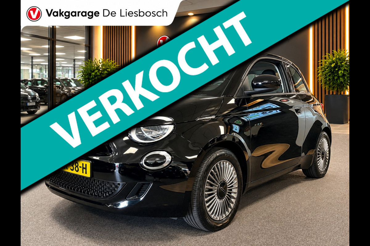 Fiat 500E Icon 42 kWh / Clima / carplay /lichtmetalen velgen/cruisec.