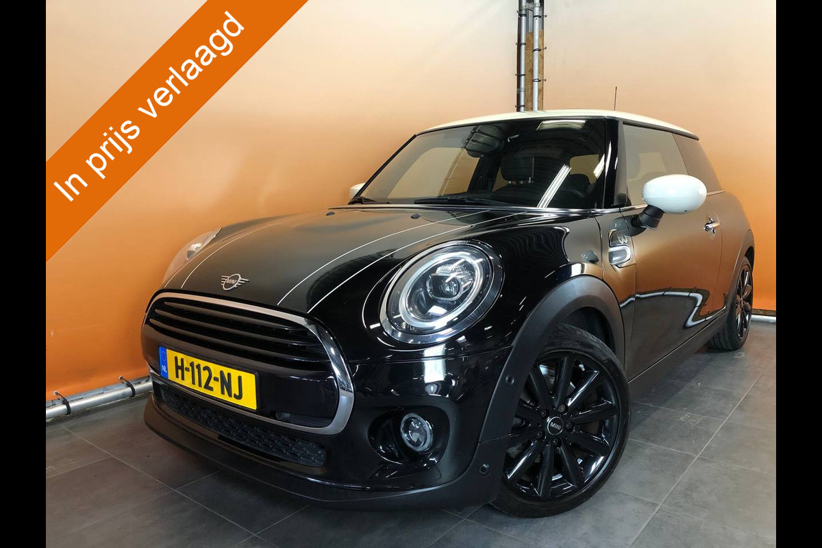 MINI 3-deurs 1.5 Cooper 60 Years Edition NL auto sportstoelen | leer | navi | led | harman kardon | pano dak | head up | dealer onderhouden