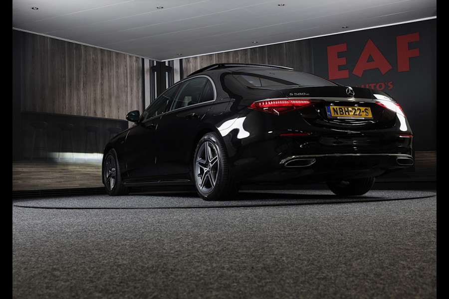 Mercedes-Benz S-Klasse 580 e 4MATIC Lang AMG Line / Chauffeurspakket Plus / Massage / Koptelefoons / Head Up / Pano / 360 Camera