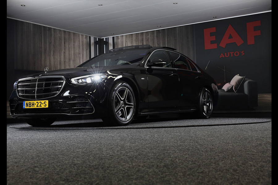 Mercedes-Benz S-Klasse 580 e 4MATIC Lang AMG Line / Chauffeurspakket Plus / Massage / Koptelefoons / Head Up / Pano / 360 Camera