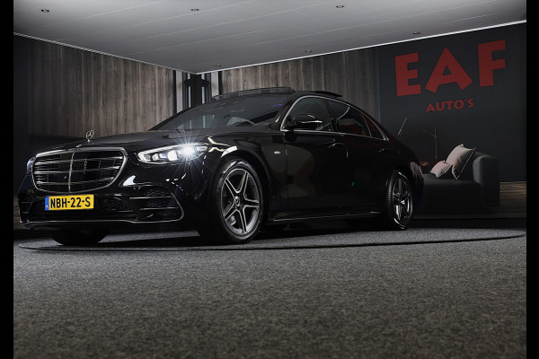 Mercedes-Benz S-Klasse 580 e 4MATIC Lang AMG Line / Chauffeurspakket Plus / Massage / Koptelefoons / Head Up / Pano / 360 Camera