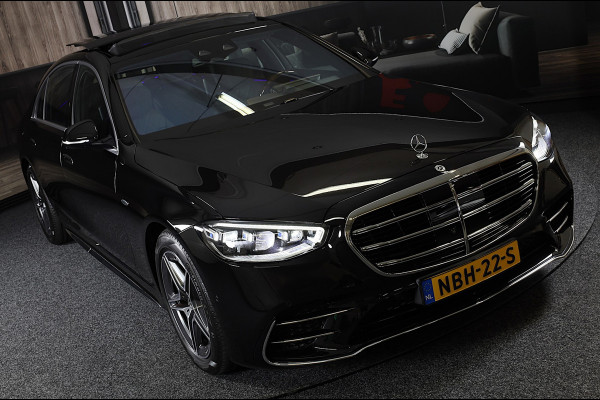Mercedes-Benz S-Klasse 580 e 4MATIC Lang AMG Line / Chauffeurspakket Plus / Massage / Koptelefoons / Head Up / Pano / 360 Camera